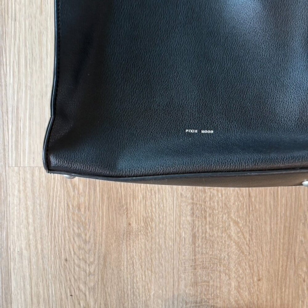 Pixie Mood Tote Bag Zip Closure Black - image 2
